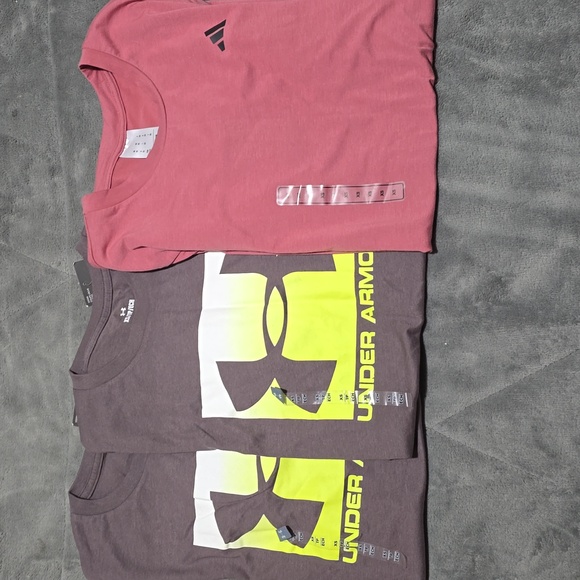 Under Armour Other - 3 Shirts. 2 Under Armour Greyish/purple 1 Adidas Pinkish